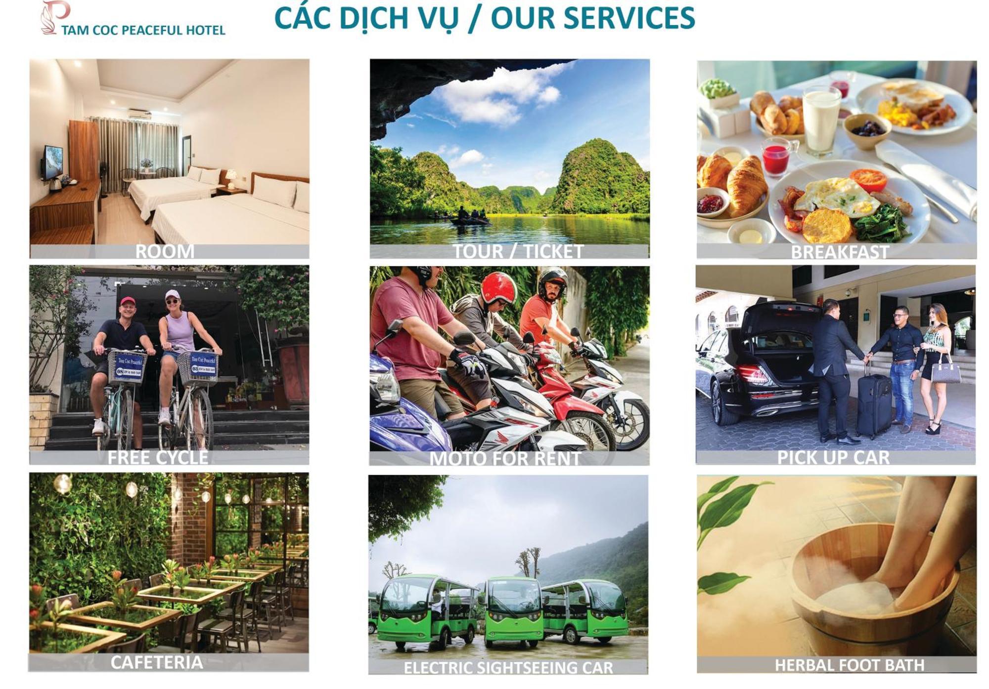 Tam Coc Peaceful Hotel Ninh Binh Esterno foto